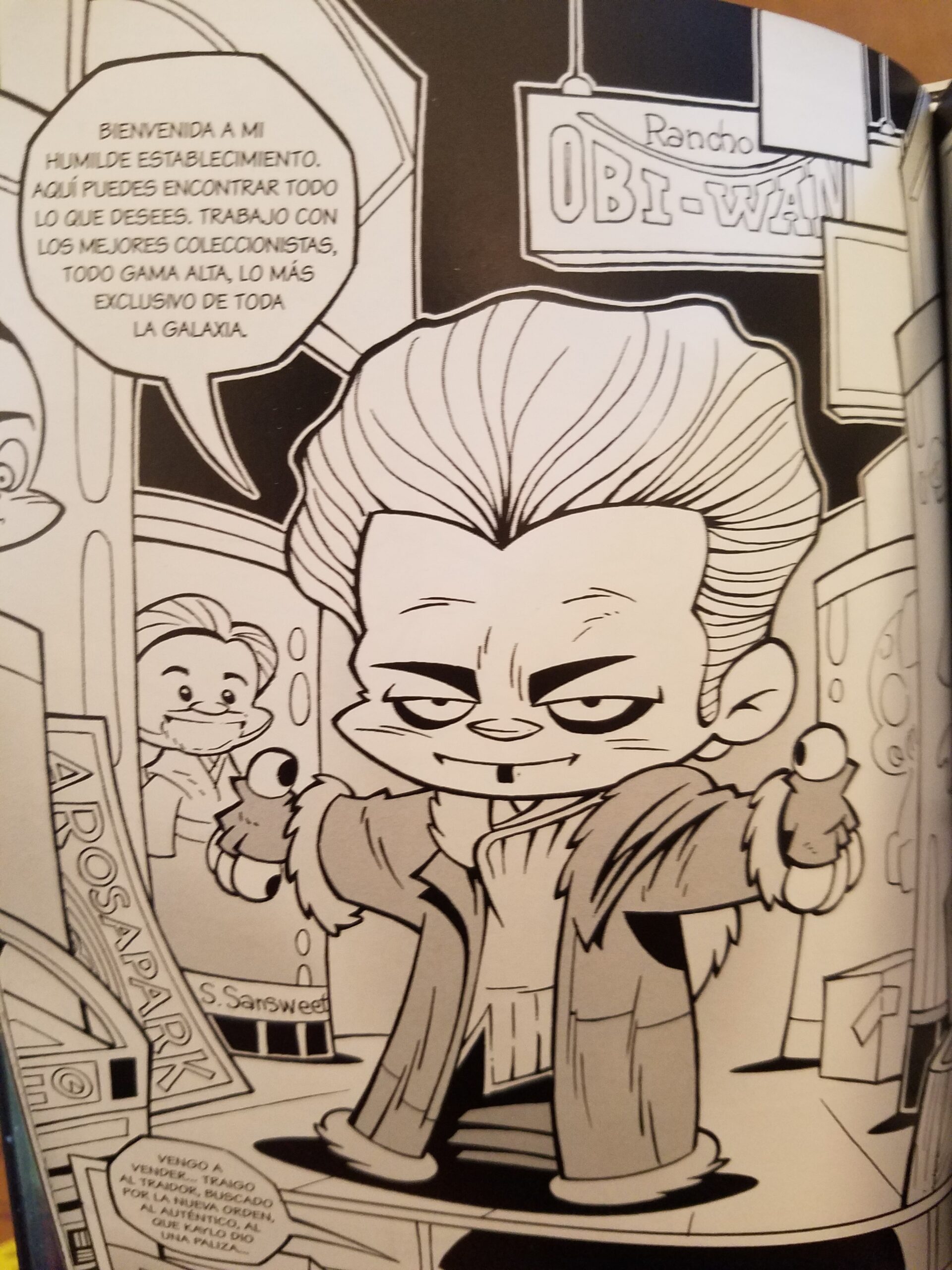 Steve Sansweet and Rancho Obi-Wan featured in The Last Bobblehead graphic novel parody from Spain