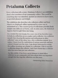 Petaluma Collects Exhibit